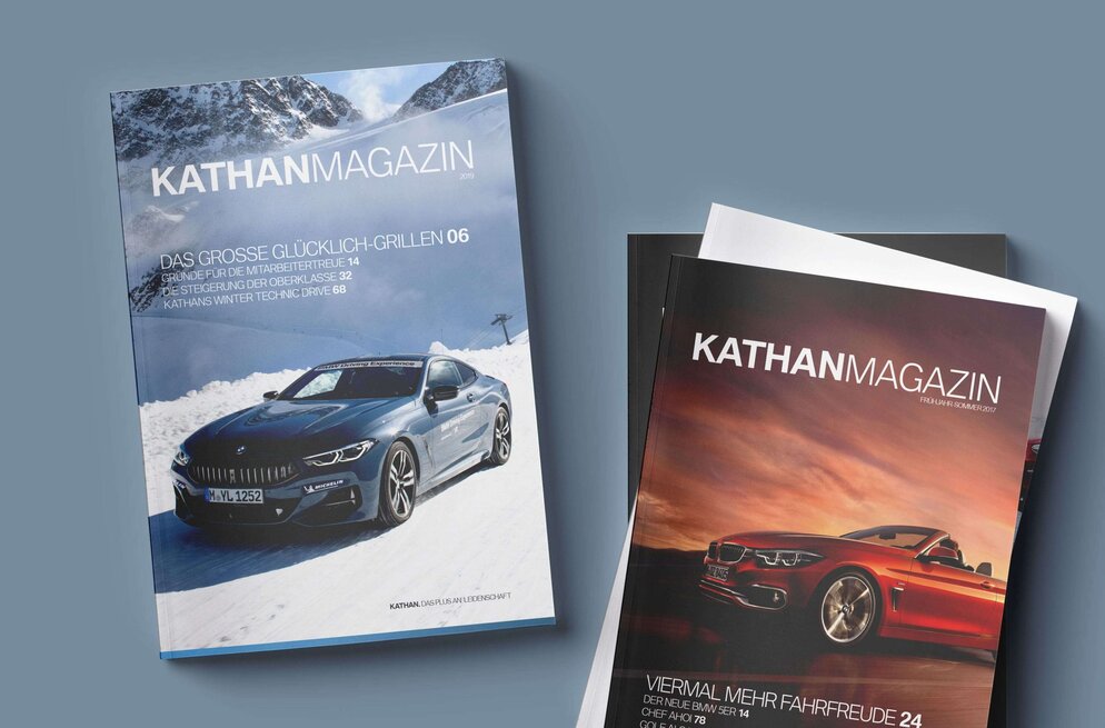 Das Kundenmagazin von Autohaus Kathan - Ein Projekt der Agentur 22.