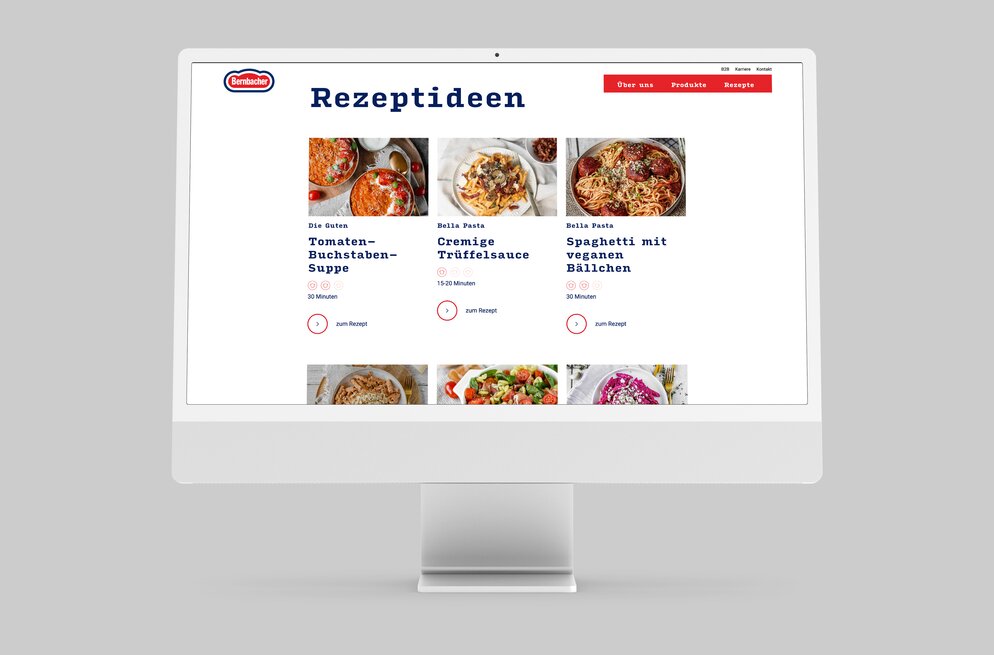 Die Webagentur München hat die neue Website für den Kunden modern und der Produktvielfalt entsprechend gestaltet.