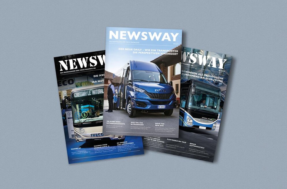 Das IVECO Newsway Magazin ist ein Projekt der Markenagentur aus München.