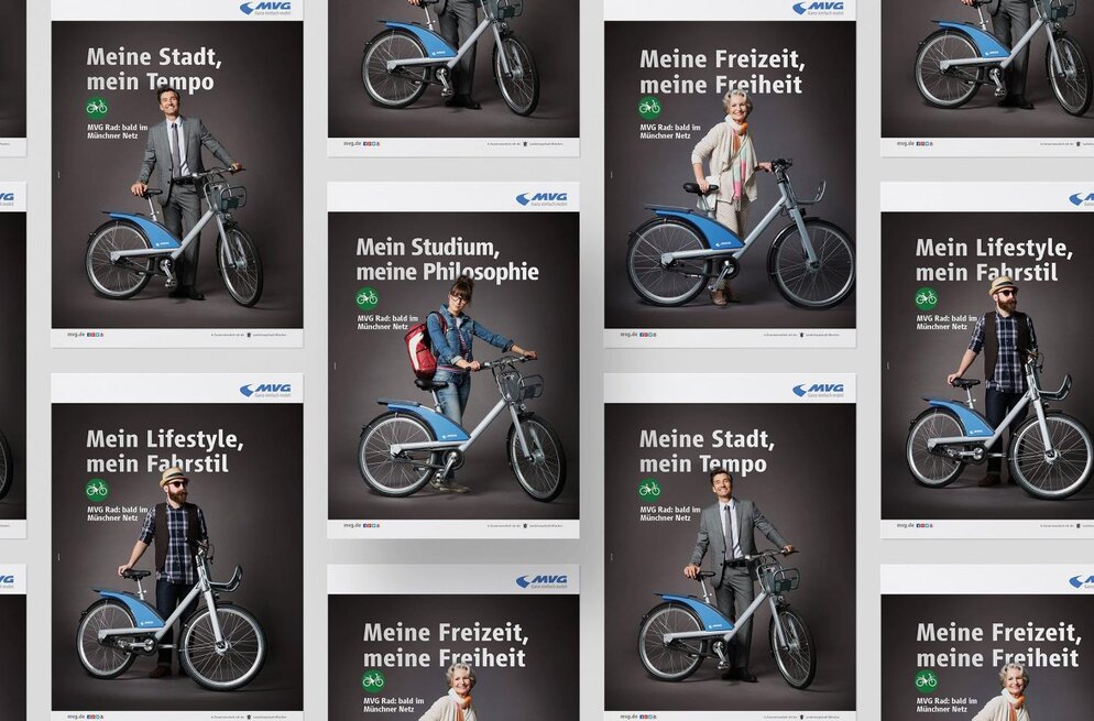 Launchkampagne MVG Fahrrad - Ein Projekt der Agentur 22.