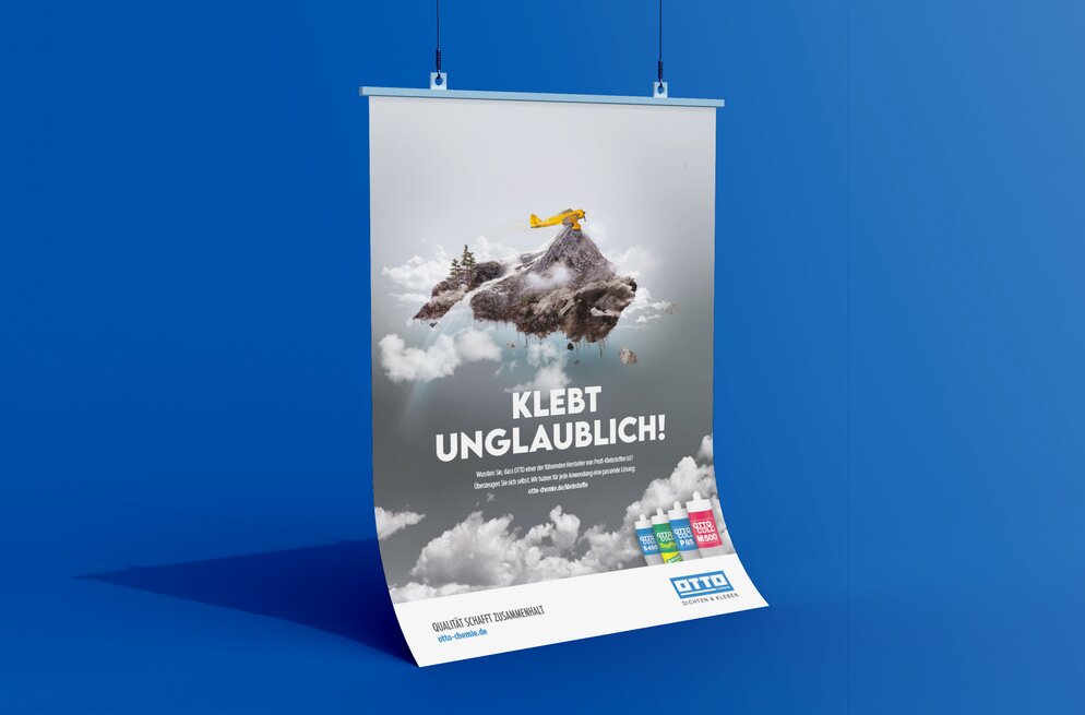 Plakat aus der Awareness Kampagne für Otto Chemie.